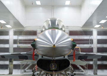 Luke F-16 gets heritage paint in celebration of 310th Fighter Squadron’s 80th Anniversary