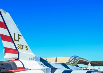 Luke F-16 gets heritage paint in celebration of 310th Fighter Squadron’s 80th Anniversary