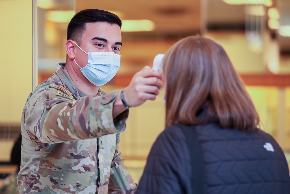 Task Force Guardian Soldiers Assist Passaic Vaccine Mega Site