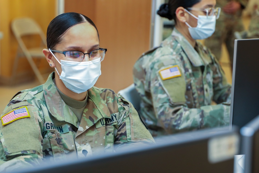 Task Force Guardian Soldiers Assist Passaic Vaccine Mega Site