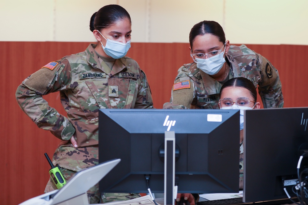 Task Force Guardian Soldiers Assist Passaic Vaccine Mega Site