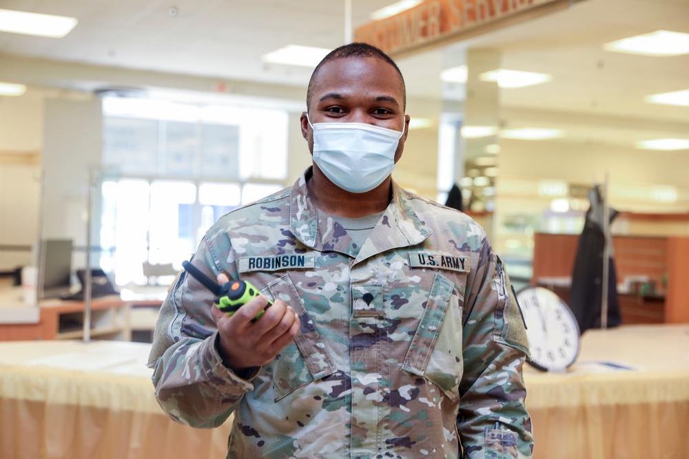 Task Force Guardian Soldiers Assist Passaic Vaccine Mega Site