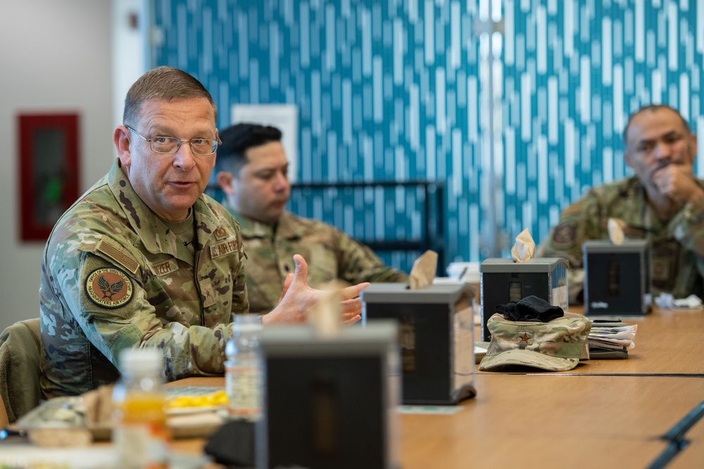 Brigadier General Stitzer Visits 514th Air Mobility Wing