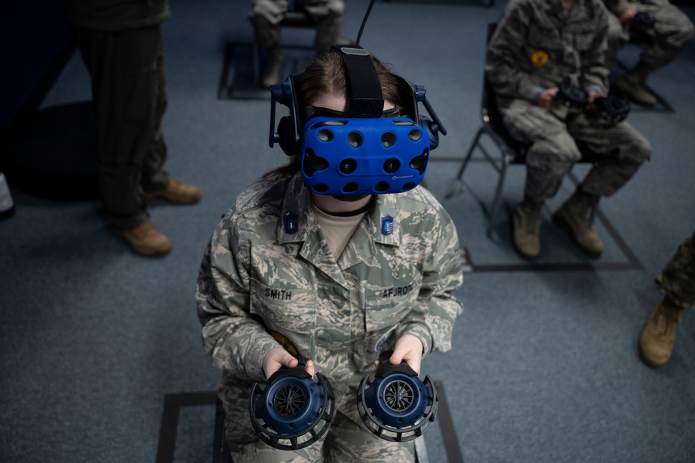 JRTOC students from Abilene High visit Dyess Air Force Base