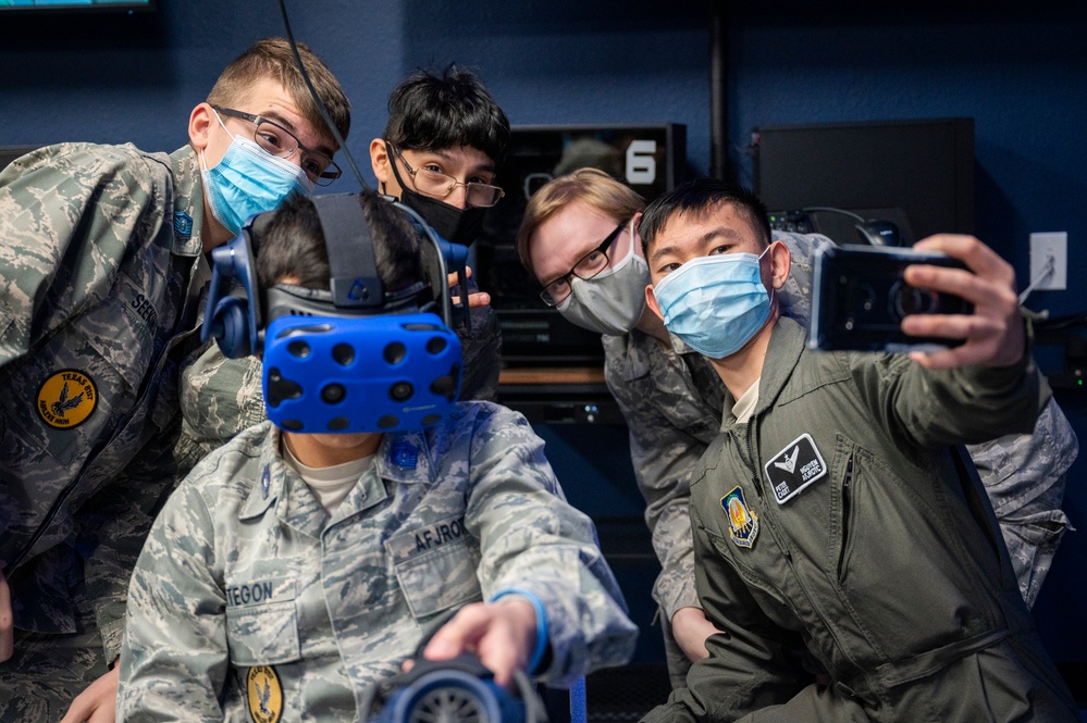 JRTOC students from Abilene High visit Dyess Air Force Base