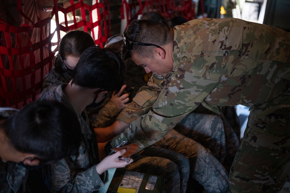 JRTOC students from Abilene High visit Dyess Air Force Base