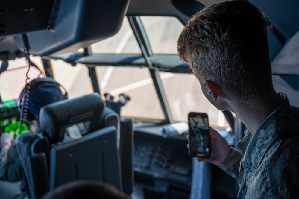 JRTOC students from Abilene High visit Dyess Air Force Base