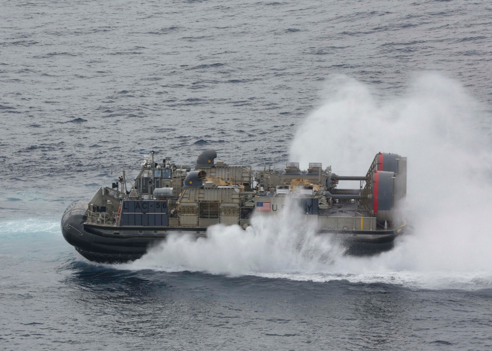 Abraham Lincoln sails in formation during exercise Noble Fusion