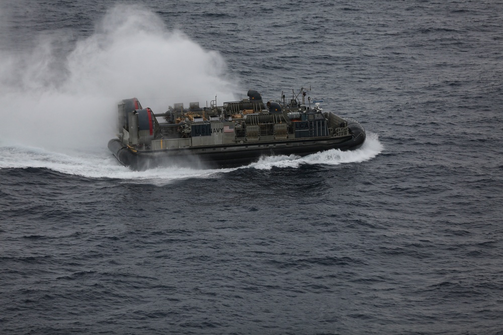 Abraham Lincoln sails in formation during exercise Noble Fusion