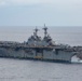 Abraham Lincoln sails in formation during exercise Noble Fusion