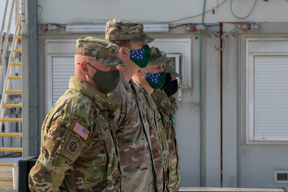 KFOR RC-E Latvian Contingent End of Tour Ceremony