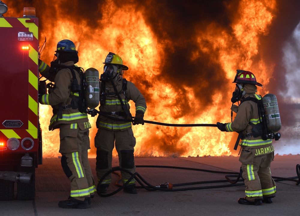 Dyess Fire Department training fires up local partnerships