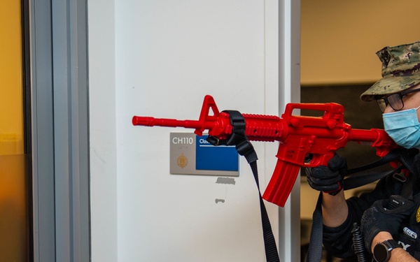 Navy Security Forces Conducts Active Shooter Drill at USNA