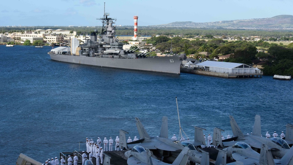 USS Carl Vinson (CVN 70) Arrives at Joint Base Pearl Harbor-Hickam