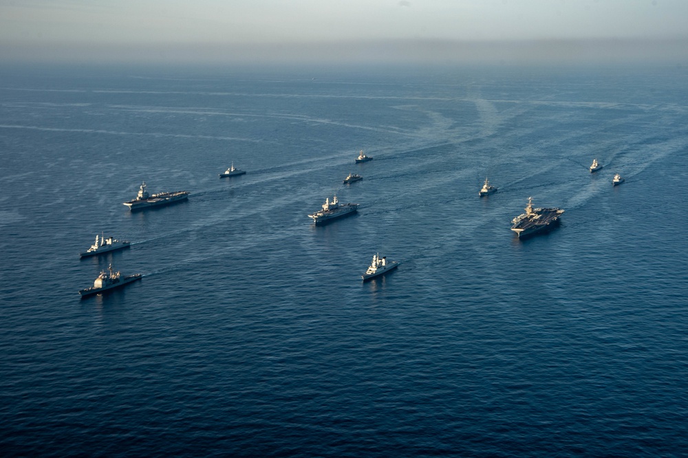 The Harry S. Truman Carrier Strike Group is on a scheduled deployment in the U.S. Sixth Fleet area of operations.