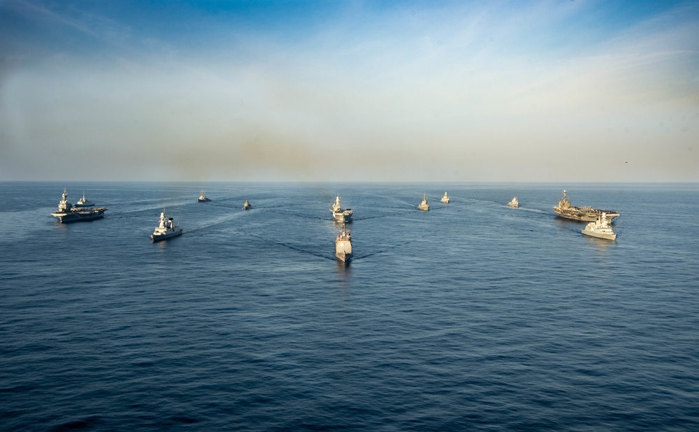 The Harry S. Truman Carrier Strike Group is on a scheduled deployment in the U.S. Sixth Fleet area of operations.