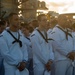 USS Carl Vinson (CVN 70) Sailors Conduct A Manning The Rails Ceremony