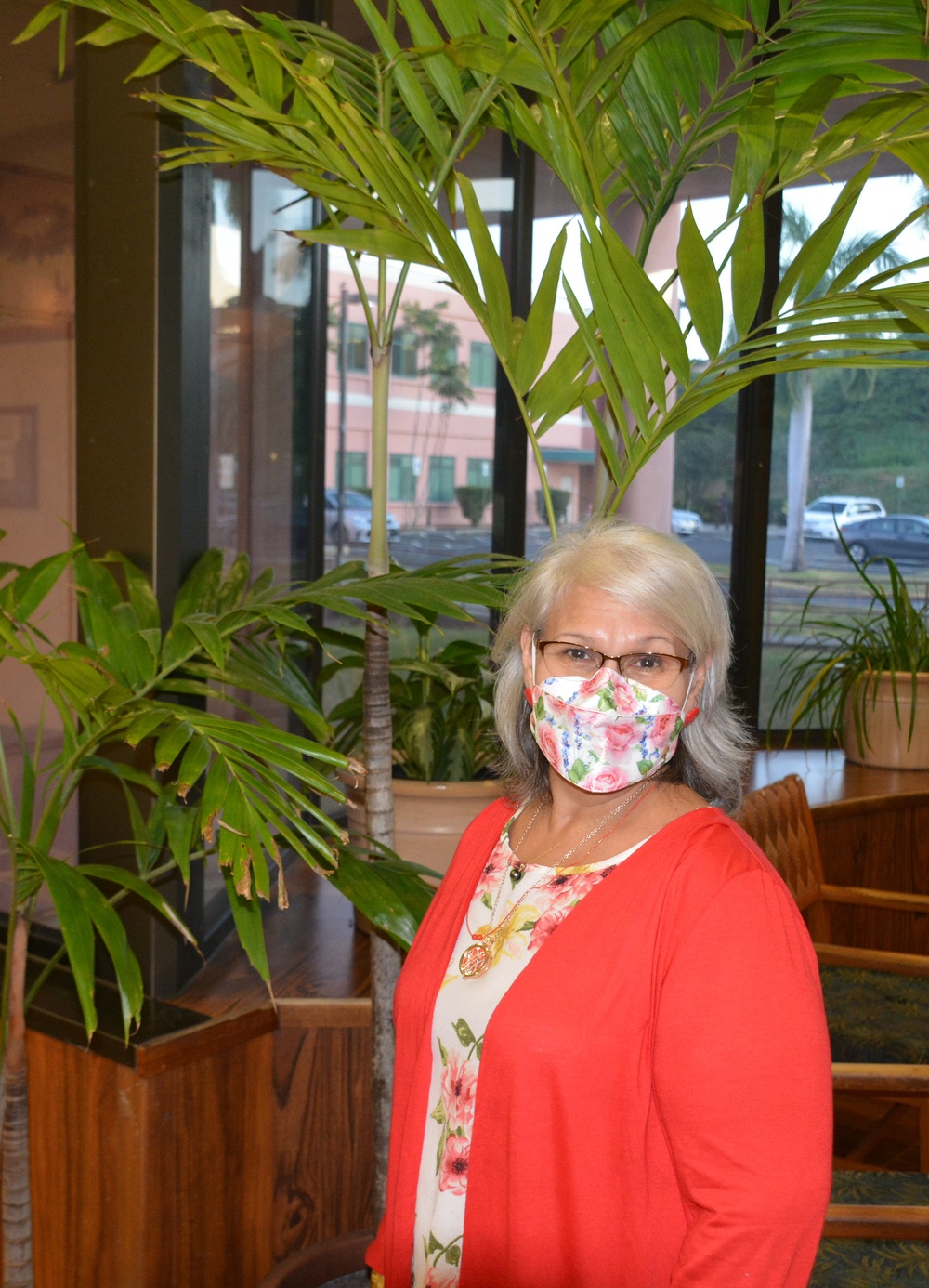 Ms. June Keawe celebrates National Wear Red Day