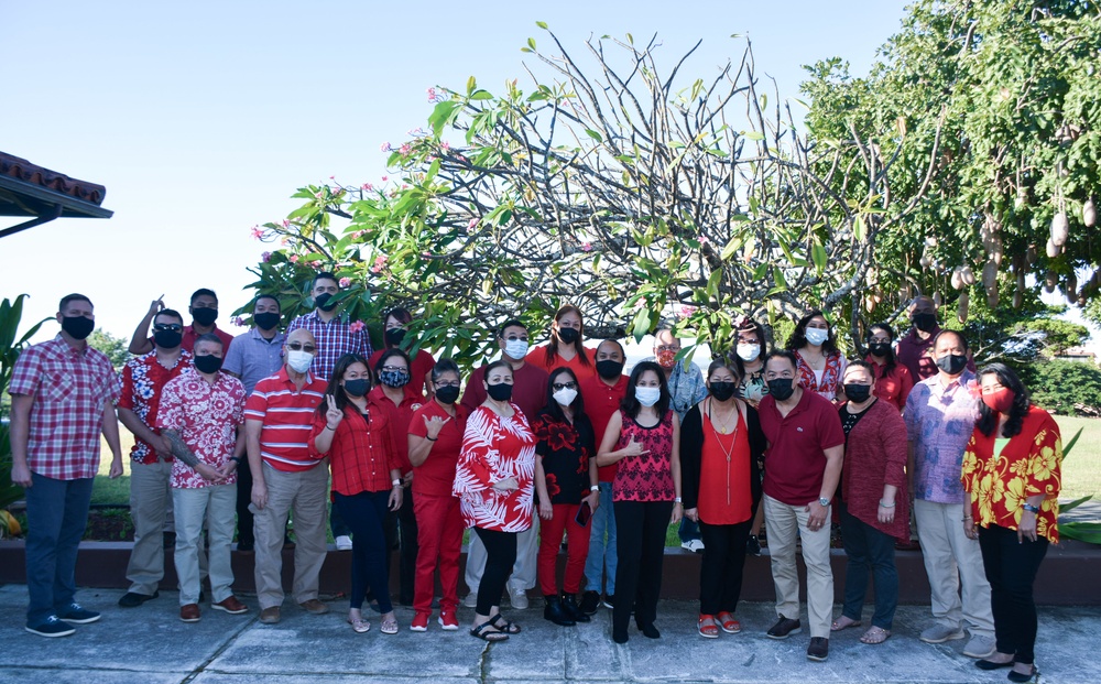 Human Resource Division (HRD) celebrates National Wear Red Day