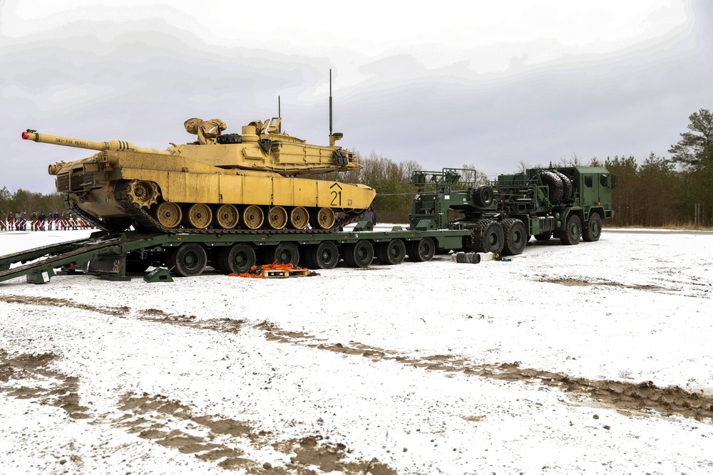 US Soldiers Work Together with the Polish During Historic Rail Transportation Workshop