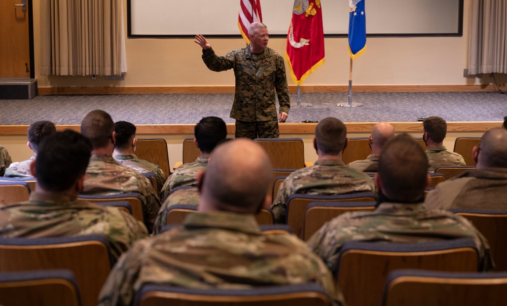 U.S. Space Command Senior Leader visits Air Force Reserve Wing