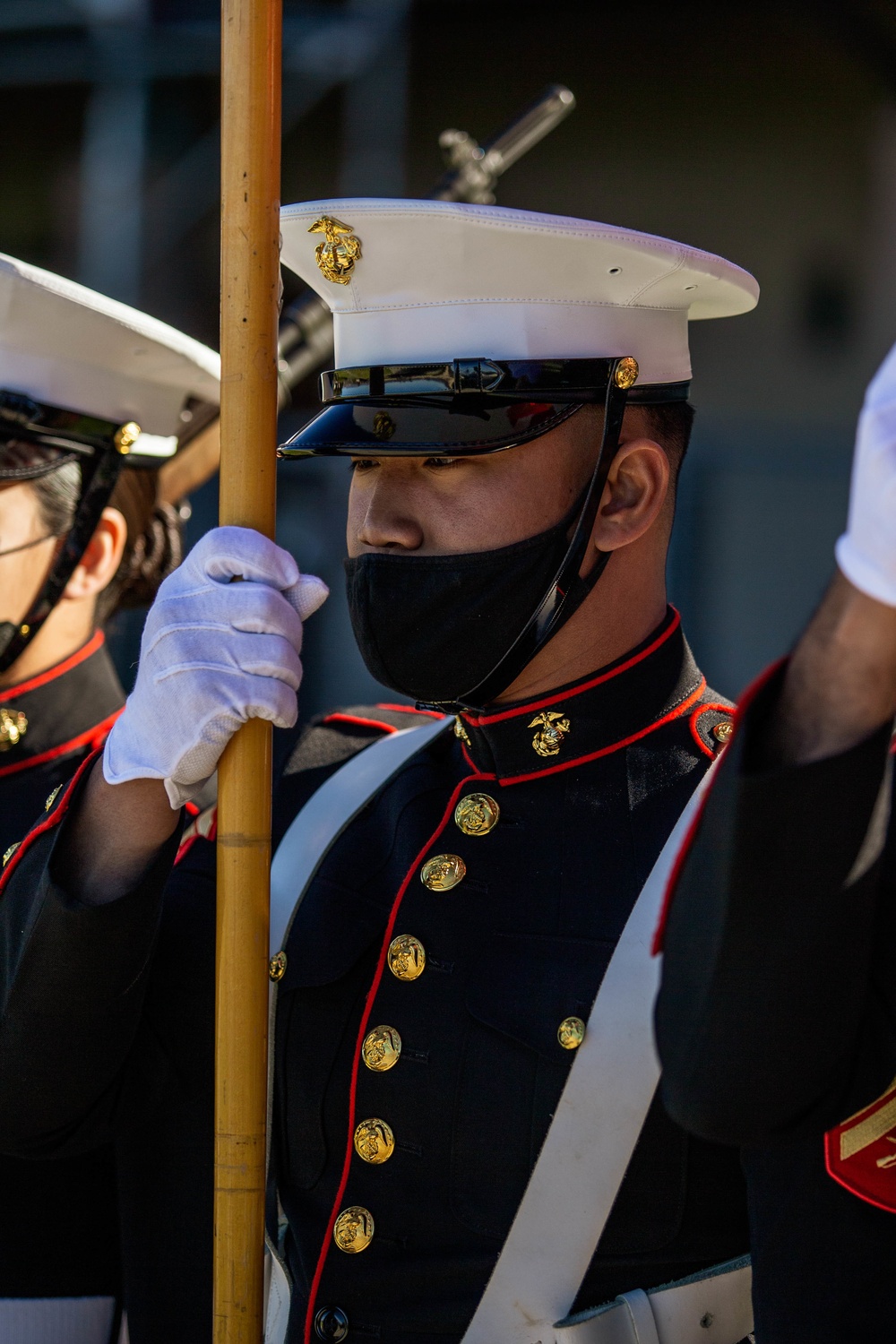 Marines participate in Reagan wreath-laying ceremony