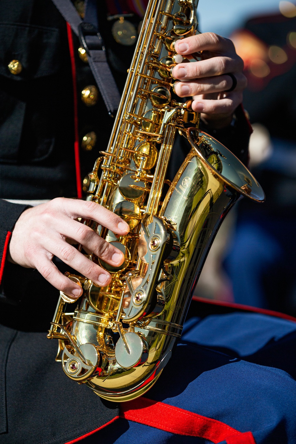 Marines participate in Reagan wreath-laying ceremony