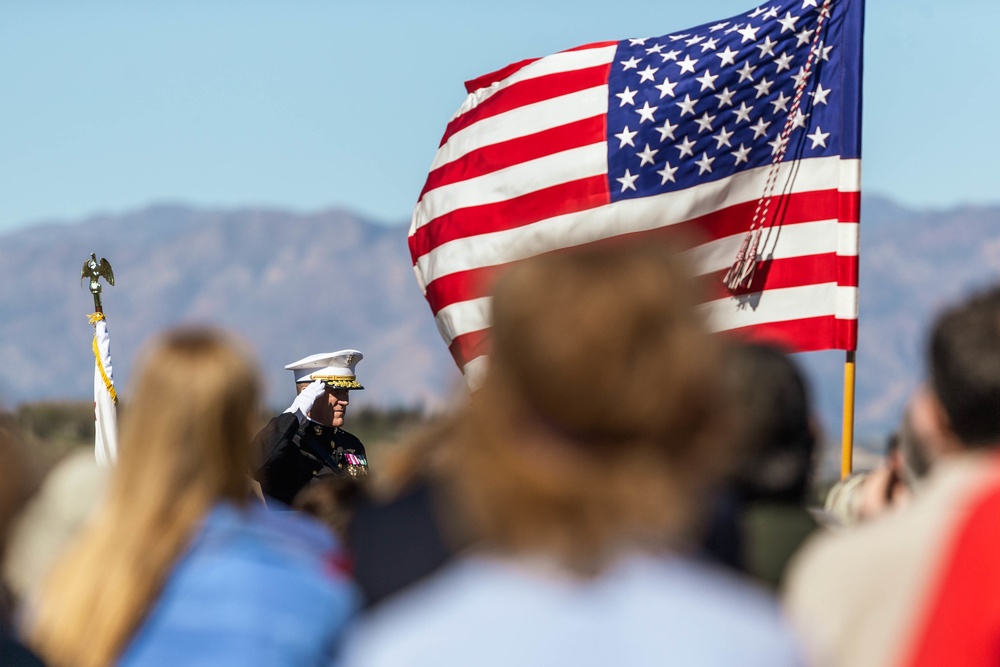 Marines participate in Reagan wreath-laying ceremony