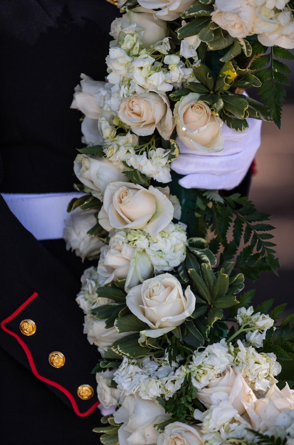 Marines participate in Reagan wreath-laying ceremony