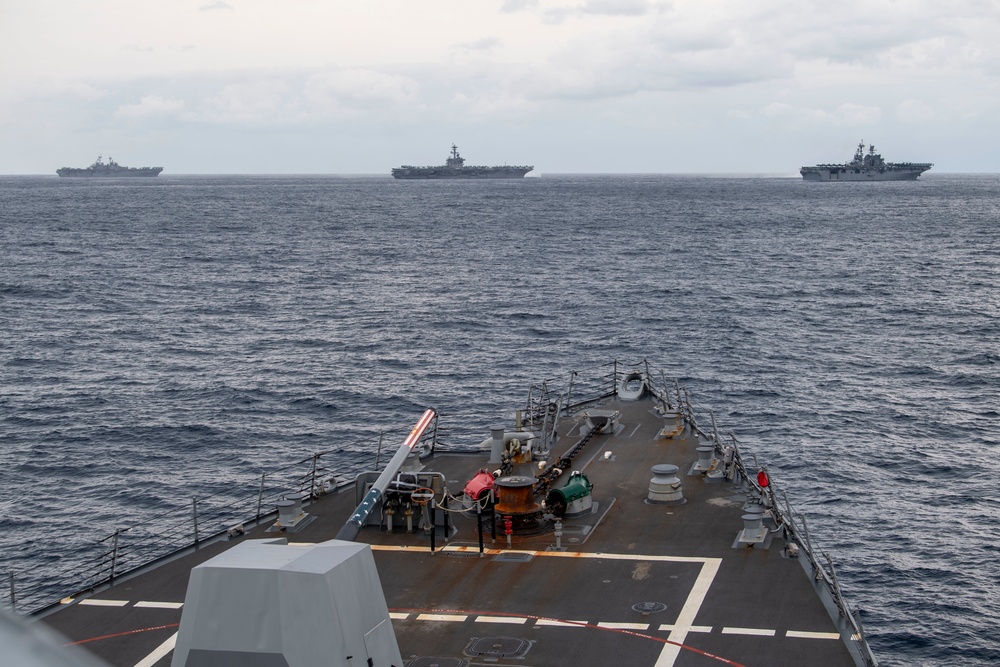 USS Dewey Participates in Exercise Noble Fusion