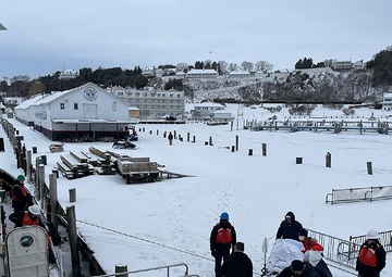 Coast Guard icebreaker medevacs woman from icebound Mackinac Island