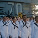 USS Carl Vinson (CVN 70) Sailors Man the Rails in Pearl Harbor, Hawaii