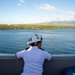 USS Carl Vinson (CVN 70) Sailors Man the Rails in Pearl Harbor, Hawaii