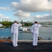 USS Carl Vinson (CVN 70) Sailors Man the Rails in Pearl Harbor, Hawaii