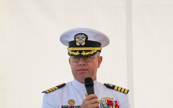 USS Key West Holds Change-of-Command Ceremony