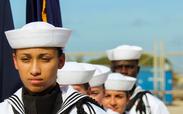 USS Key West Holds Change-of-Command Ceremony