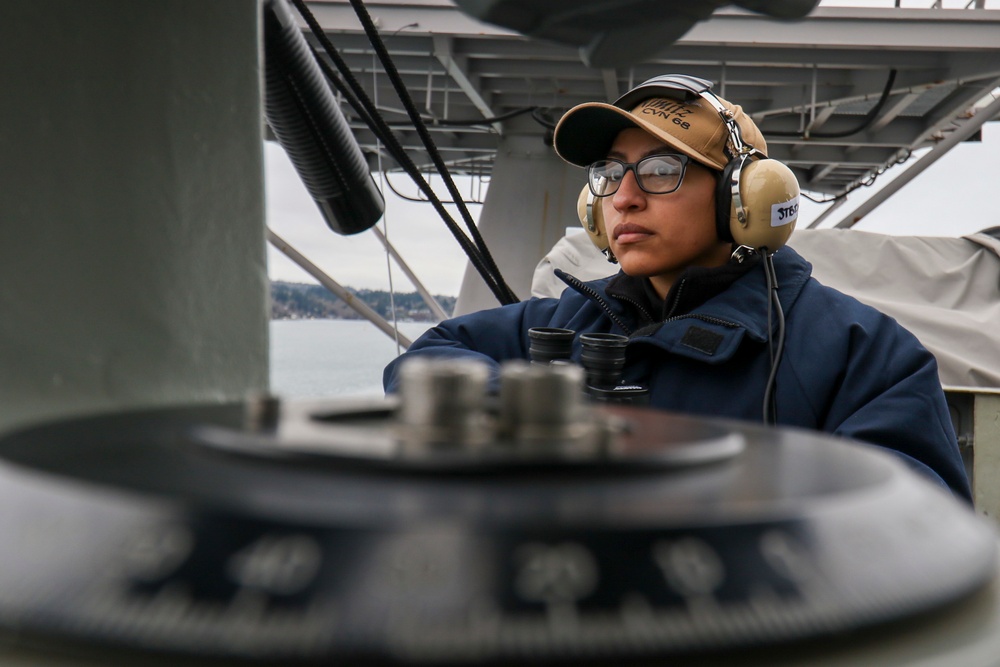 Sailor Stands Lookout