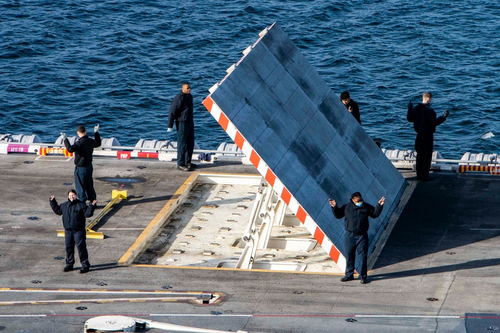 Sailors Stand Guard