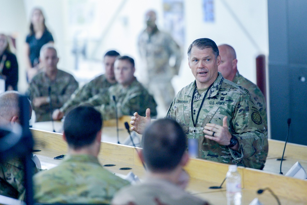 Operation Inherent Resolve commanding general holds town hall for Coalition