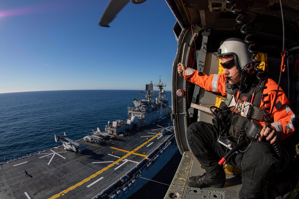 USS Makin Island Flight Operations