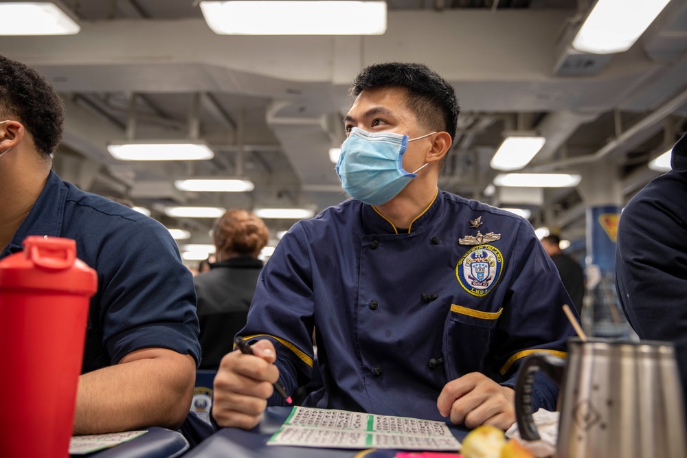 USS Makin Island Bingo