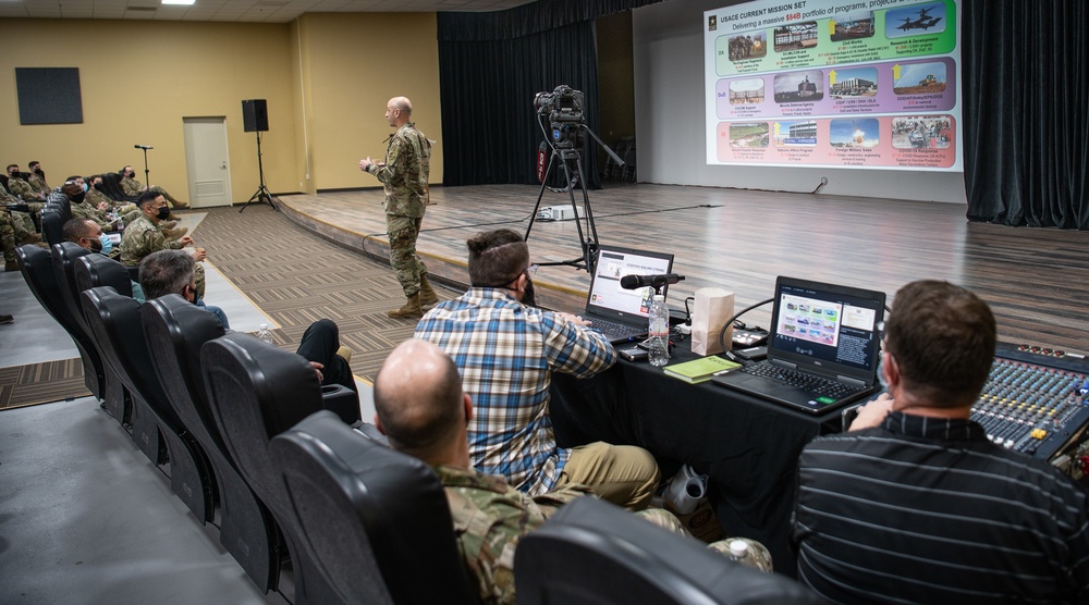 USACE commanding general holds a townhall at Camp Arifjan