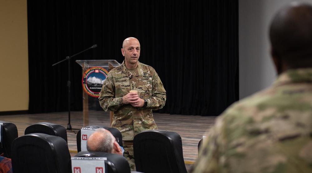 USACE commanding general holds a townhall at Camp Arifjan