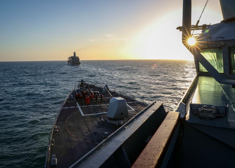 USS Porter (DDG 78) Replenishment-at-sea