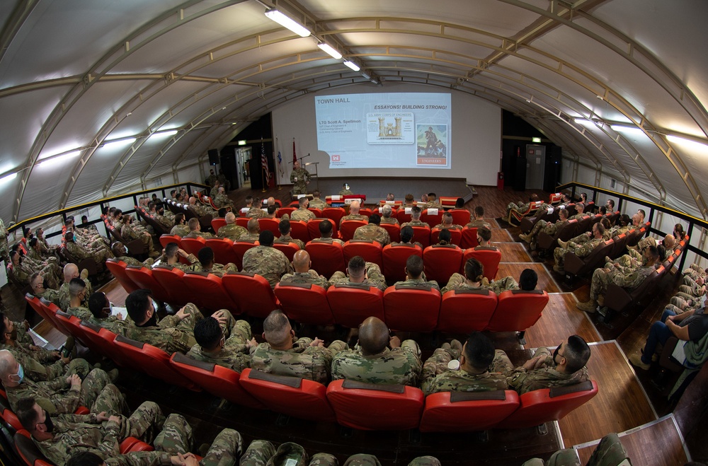 USACE commanding general holds a townhall at Camp Buehring