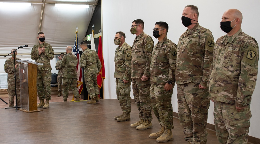 USACE commanding general holds a townhall at Camp Buehring