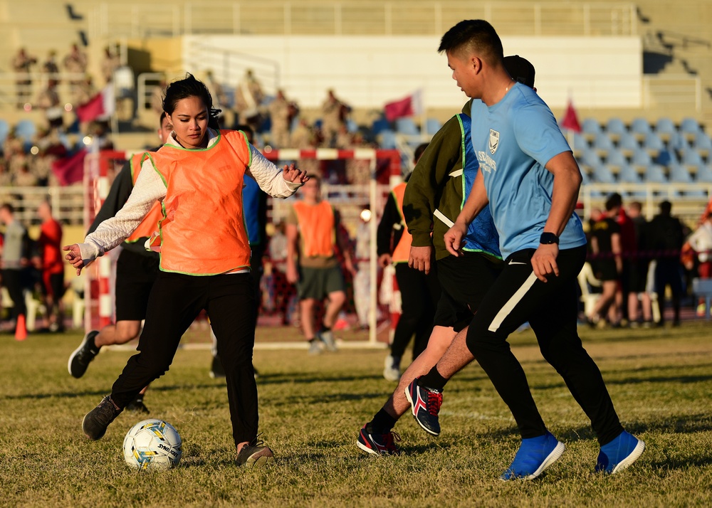 379th AEW Airmen participate in National Qatar Sport Day