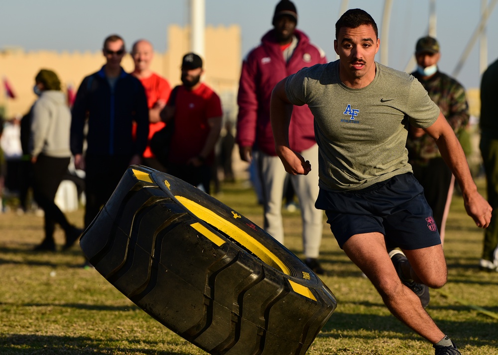 379th AEW Airmen participate in Qatar National Sport Day