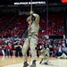 Green Berets Deliver Game Ball at NC State Game