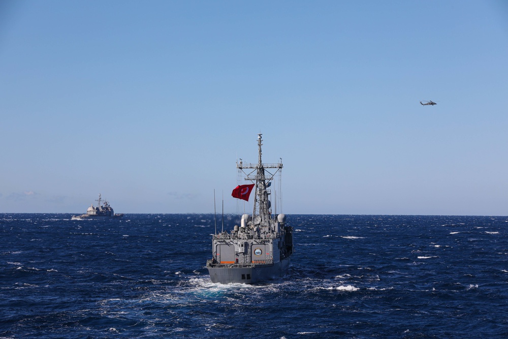 Neptune Strike 22 highlights the natural evolution of NATO’s ability to integrate the high-end maritime warfare capabilities of a carrier strike group to support the defense of the Alliance.